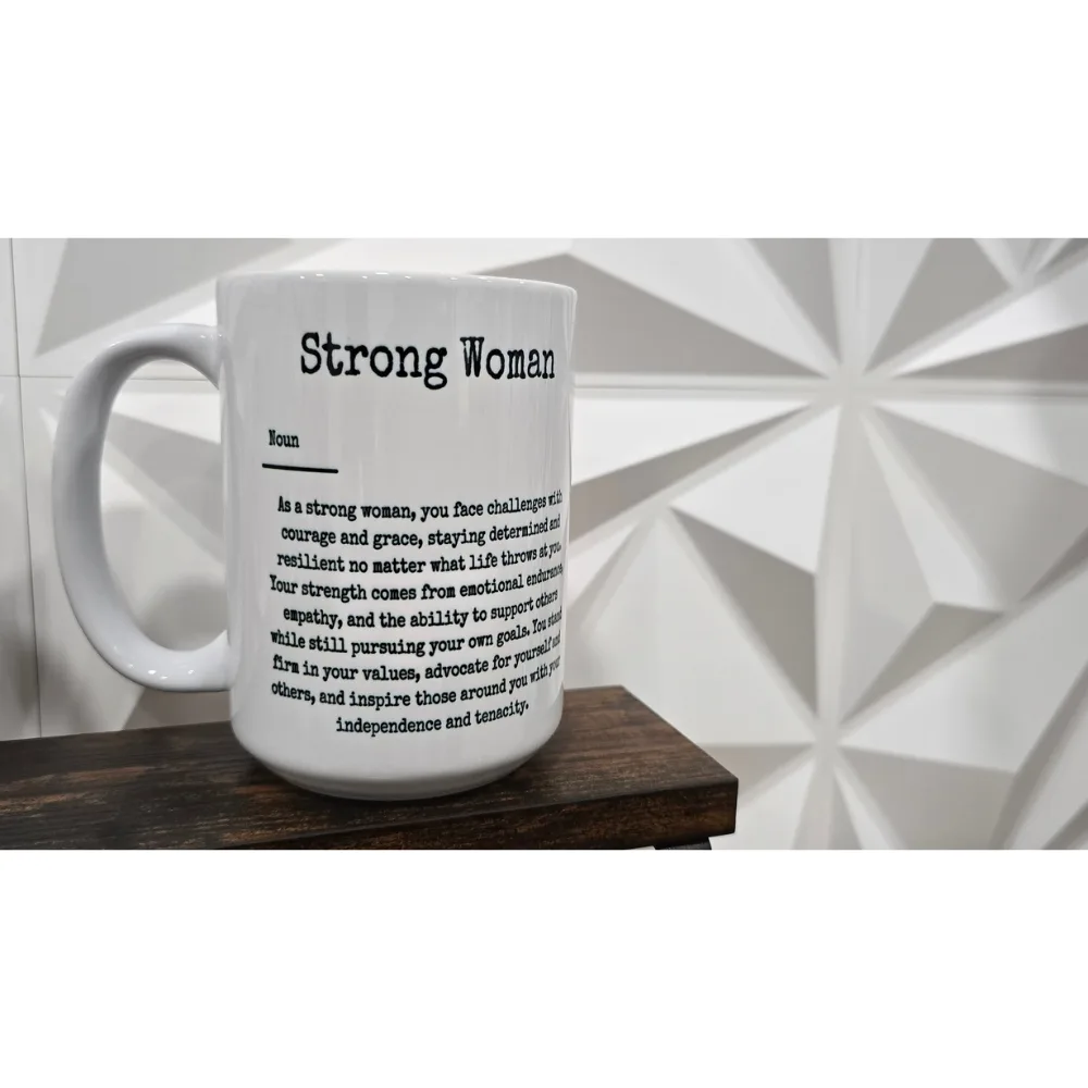 Empowerment Mugs - Simplistic Mugs For Motivation - 15oz Mug | Premium Mugs for Coffee, Tea, Hot Drinks, and More! - Image 3